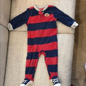 Striped Red and Blue Kids One Piece